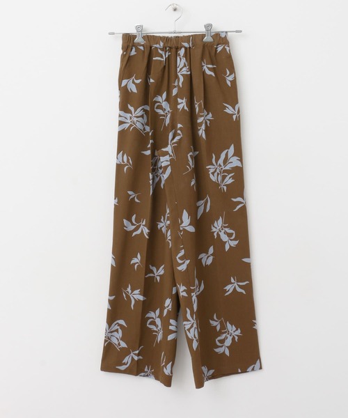 ITEMS URBANRESEARCH(アイテムズ アーバンリサーチ)の「『セットアップ対応』『洗濯可』リサイクルリネンセンタープレスパンツ(その他パンツ・レディース・ブラウン/ブラック/ライトカーキ・FREE)」の20枚目の写真