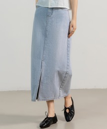 DAY CLOSET | レディース スリット入りナローデニムスカート(デニムスカート)
