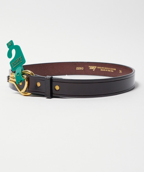 TORY LEATHER(トリーレザー)の「TORY LEATHER/トリーレザー HOOF PICK BELT ベルト 2026年 夏 夏服(ベルト・メンズ・ブラウン系2/ブラウン系1/ブラック/ライトブラウン/ブラック系・28/34/32/30)」の11枚目の写真