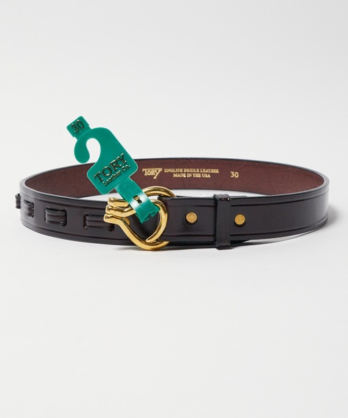 TORY LEATHER(トリーレザー)の「TORY LEATHER/トリーレザー HOOF PICK BELT ベルト 2026年 夏 夏服(ベルト・メンズ・ブラウン系2/ブラウン系1/ブラック/ライトブラウン/ブラック系・28/34/32/30)」の15枚目の写真