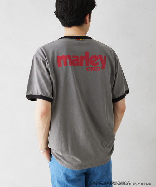 完売レアボブ・マーリージャーナルスタンダード別注フェードプリントTシャツタイダイ JOURNAL STANDARD relume × BOB MARLEY 別注 フェードプリントT