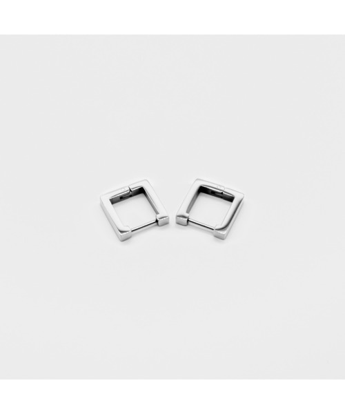 ichi.(イチ)の「rect pierce(ピアス(両耳用)・メンズ・シルバー/ゴールド・FREE)」の4枚目の写真