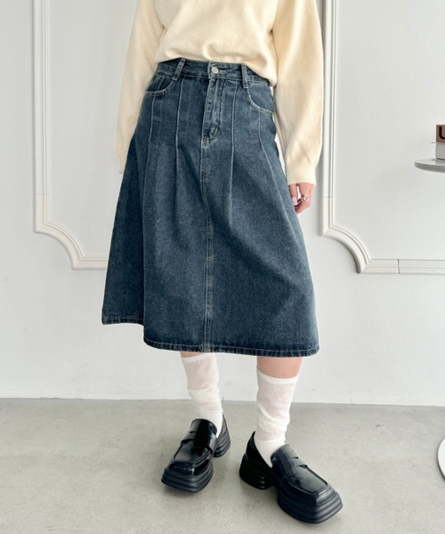 SOOR PLOOM ブラックデニム スカート 104cm 4y デニムスカート デニムロングスカート : ZOZOTOWN Yahoo!店