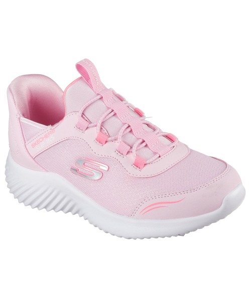 SKECHERS(スケッチャーズ)の「スケッチャーズ ハンズフリー スリップインズ バウンダー シンプルキュート(スリッポン・キッズ・ブラック/ラベンダー/ターコイズブルー/ライトピンク・20cm/19cm/17cm/18cm/21cm/22cm)」の4枚目の写真