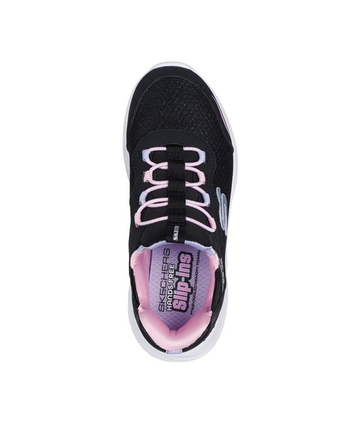SKECHERS(スケッチャーズ)の「スケッチャーズ ハンズフリー スリップインズ バウンダー シンプルキュート(スリッポン・キッズ・ブラック/ラベンダー/ターコイズブルー/ライトピンク・20cm/19cm/17cm/18cm/21cm/22cm)」の5枚目の写真