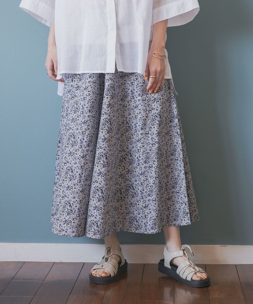 studio CLIP（スタディオクリップ）の「快適！夏のお手入れらくらくサーキュラースカーチョ[プチ・プラス・トールサイズあり]（その他パンツ・レディース・その他4/スモーク/その他3/その他5/ベージュ・TF/MEDIUM/PF/LARGE/ﾌﾘｰ(L)）」の15枚目の写真