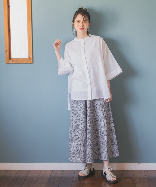 studio CLIP（スタディオクリップ）の「快適！夏のお手入れらくらくサーキュラースカーチョ[プチ・プラス・トールサイズあり]（その他パンツ・レディース・その他4/スモーク/その他3/その他5/ベージュ・TF/MEDIUM/PF/LARGE/ﾌﾘｰ(L)）」の20枚目の写真