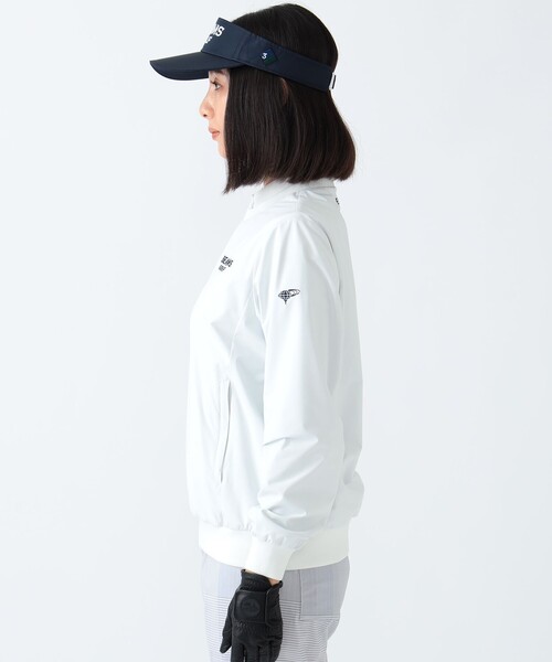 BEAMS GOLF(ビームスゴルフ)の「〈WOMEN〉 PURPLE LABEL / スフィダンテ 撥水 ピステ(ブルゾン・レディース・ホワイト/ネイビー・SMALL/LARGE/MEDIUM)」の20枚目の写真