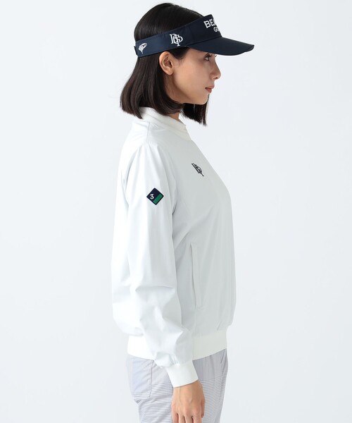 BEAMS GOLF(ビームスゴルフ)の「〈WOMEN〉 PURPLE LABEL / スフィダンテ 撥水 ピステ(ブルゾン・レディース・ホワイト/ネイビー・SMALL/LARGE/MEDIUM)」の19枚目の写真