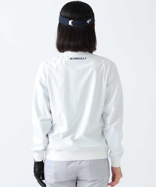 BEAMS GOLF(ビームスゴルフ)の「〈WOMEN〉 PURPLE LABEL / スフィダンテ 撥水 ピステ(ブルゾン・レディース・ホワイト/ネイビー・SMALL/LARGE/MEDIUM)」の18枚目の写真