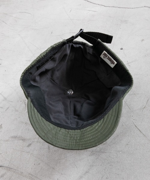 Mighty Shine（マイティシャイン）の「QUILTING BRIDGE CAP（キャップ・メンズ・カーキ/ブラック・FREE）」の9枚目の写真