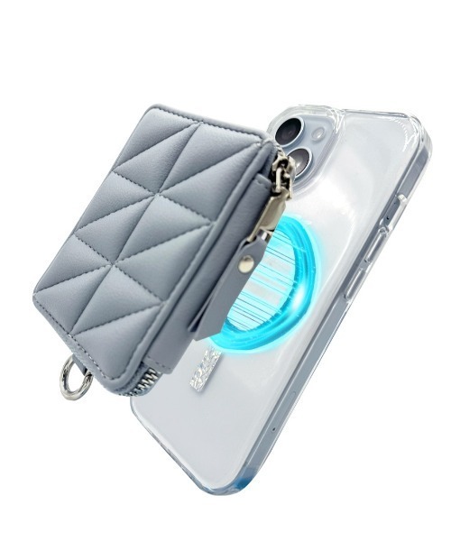 Mag Shoulder Mini wallet マグセーフ対応 コインケース ストラップ（スマホグッズ）｜UNiCASE（ユニケース）