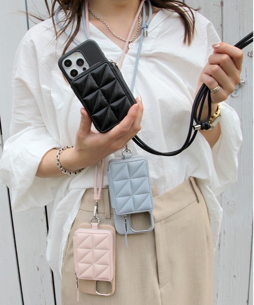 Mag Shoulder Mini wallet マグセーフ対応 コインケース ストラップ（スマホグッズ）｜UNiCASE（ユニケース）