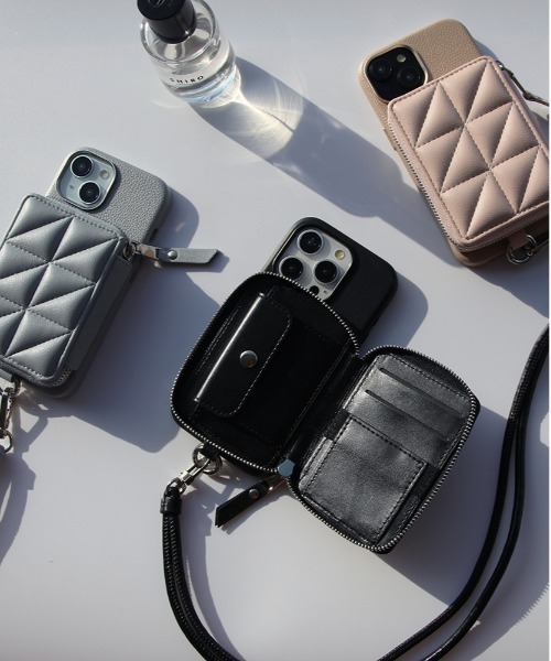 Mag Shoulder Mini wallet マグセーフ対応 コインケース ストラップ（スマホグッズ）｜UNiCASE（ユニケース）