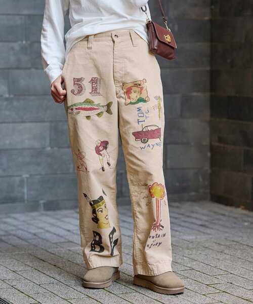 FRAMeWORK(フレームワーク)の「≪追加≫WESTOVERALLS AYD*WOA MEMORIAL TROUSERS(チノパンツ・レディース・ベージュ・SMALL/MEDIUM)」の14枚目の写真