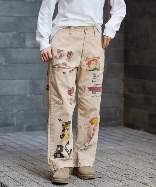 FRAMeWORK(フレームワーク)の「≪追加≫WESTOVERALLS AYD*WOA MEMORIAL TROUSERS(チノパンツ・レディース・ベージュ・SMALL/MEDIUM)」の13枚目の写真