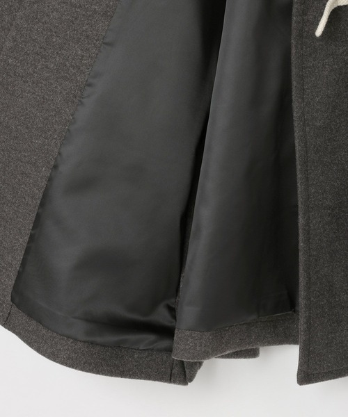 LOWRYS FARM（ローリーズファーム）の「ウールライクダッフルコート　 116792（ダッフルコート・キッズ・チャコールグレー/ブラック・110cm/120cm/130cm/140cm/150cm）」の11枚目の写真