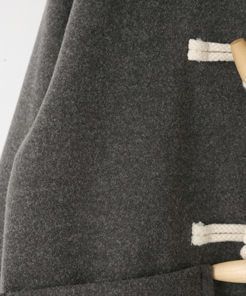 LOWRYS FARM（ローリーズファーム）の「ウールライクダッフルコート　 116792（ダッフルコート・キッズ・チャコールグレー/ブラック・110cm/120cm/130cm/140cm/150cm）」の14枚目の写真