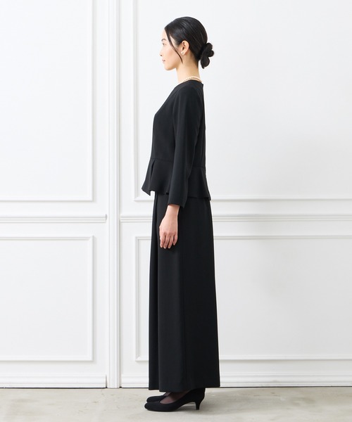 AIMER(エメ)の「【喪服・礼服】ペプラムブラウス×ワイドパンツブラックフォーマルセットアップ(スーツパンツ・レディース・ブラック・SMALL/X-LARGE/LARGE/MEDIUM)」の21枚目の写真