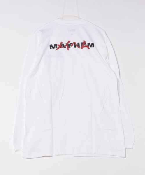 NO WAY（ノーウェイ）の「/MAYHEM/graphic L/S T（Tシャツ/カットソー・メンズ・ブラック/ホワイト・LARGE/MEDIUM）」の3枚目の写真