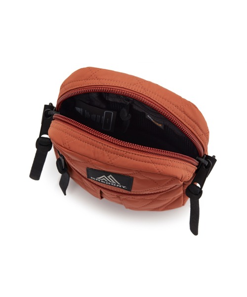 GREGORY（グレゴリー）の「クイックポケットL QUICK POCKET L ブラウンキルティッド（ショルダーバッグ・メンズ・ブラウン・ONE SIZE）」の5枚目の写真