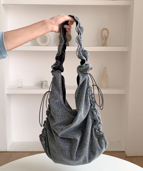 ❤ゆめ❤ ハンドメイド バッグ トート ゆめかわ サテン シャカシャカバッグ トートバッグ ハンドメイド