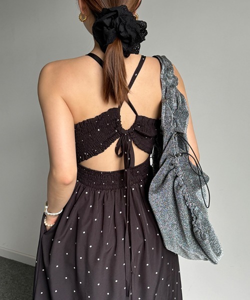 FREE STYLISTS（フリー スタイリスト）の「Y2K ドロストラメトートバッグ（ハンドバッグ・レディース・ダークグレー/ブラック/シルバー・FREE）」の14枚目の写真