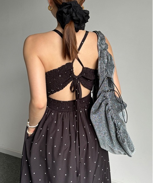 FREE STYLISTS（フリー スタイリスト）の「Y2K ドロストラメトートバッグ（ハンドバッグ・レディース・ダークグレー/ブラック/シルバー・FREE）」の20枚目の写真