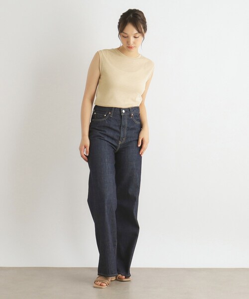 LAURA ASHLEY(ローラアシュレイ)の「【日本製/3colors】ラメフライス タンクトップ(タンクトップ・レディース・ゴールド/ライトベージュ/シルバー・38/40)」の10枚目の写真