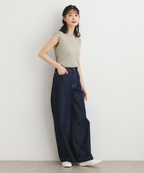 LAURA ASHLEY(ローラアシュレイ)の「【日本製/3colors】ラメフライス タンクトップ(タンクトップ・レディース・ゴールド/ライトベージュ/シルバー・38/40)」の14枚目の写真