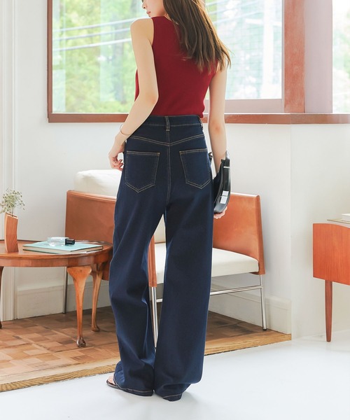 セール】接触冷感カーブデニムパンツ（デニムパンツ）｜KOBE LETTUCE