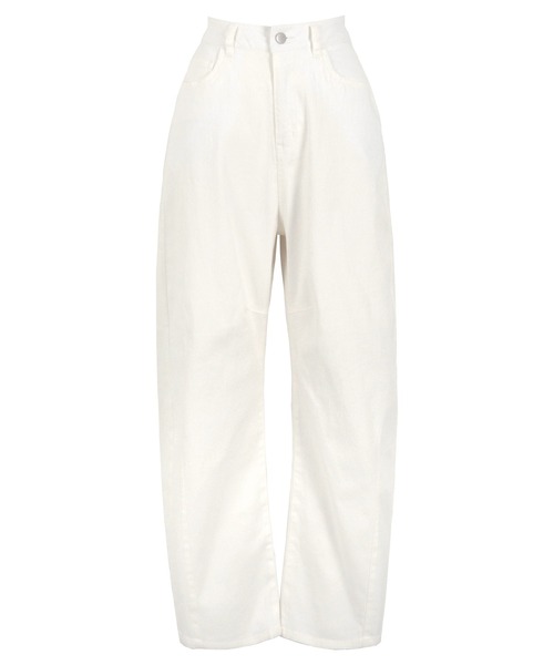 KOBE LETTUCE（コウベレタス）の「接触冷感カーブデニムパンツ（デニムパンツ・レディース・ライトブルー/インディゴブルー/ホワイト/ブラック・PM/TM/S/M/L/PS）」の18枚目の写真