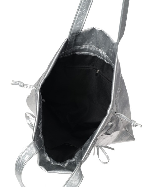 fifth(フィフス)の「リボン付き巾着トート(トートバッグ・レディース・ブラック/シルバー・FREE)」の15枚目の写真