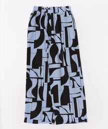 STYLEBLOCK | サテン幾何学柄ラフパンツ(その他パンツ)