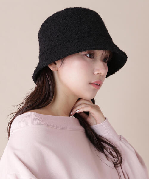 JILL by JILL STUART(ジルバイジルスチュアート)の「◇Tweedバケットハット(ハット・レディース・ブラック・FREE)」の10枚目の写真