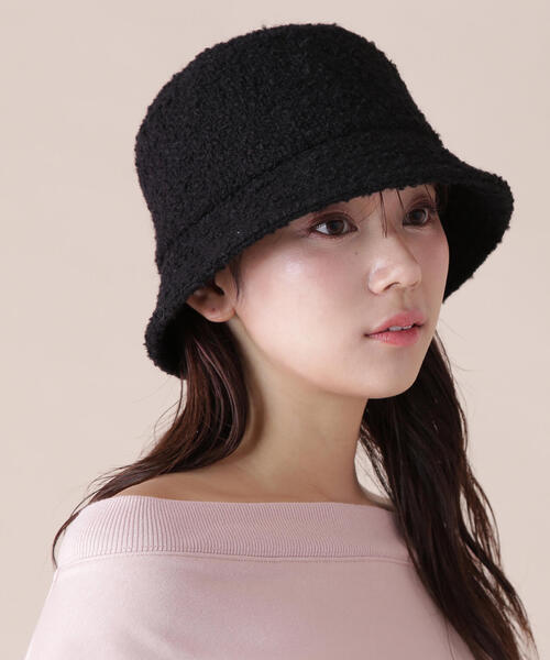JILL by JILL STUART(ジルバイジルスチュアート)の「◇Tweedバケットハット(ハット・レディース・ブラック・FREE)」の11枚目の写真