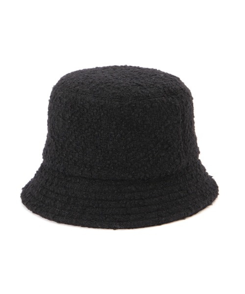 JILL by JILL STUART(ジルバイジルスチュアート)の「◇Tweedバケットハット(ハット・レディース・ブラック・FREE)」の6枚目の写真