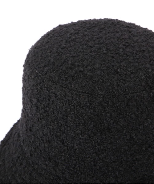 JILL by JILL STUART(ジルバイジルスチュアート)の「◇Tweedバケットハット(ハット・レディース・ブラック・FREE)」の4枚目の写真