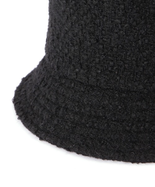 JILL by JILL STUART(ジルバイジルスチュアート)の「◇Tweedバケットハット(ハット・レディース・ブラック・FREE)」の3枚目の写真