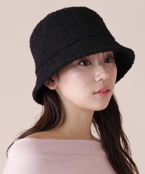 JILL by JILL STUART(ジルバイジルスチュアート)の「◇Tweedバケットハット(ハット・レディース・ブラック・FREE)」の7枚目の写真