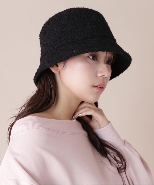 JILL by JILL STUART(ジルバイジルスチュアート)の「◇Tweedバケットハット(ハット・レディース・ブラック・FREE)」の16枚目の写真