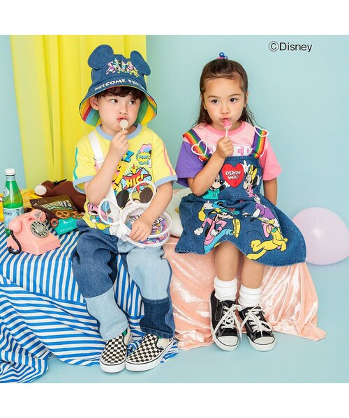 Disney（ディズニー）の「POPINボトム（その他パンツ・キッズ・レインボー/ブルー・80/90/100/110/120/130/140）」の6枚目の写真