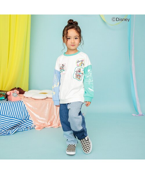 Disney（ディズニー）の「POPINボトム（その他パンツ・キッズ・レインボー/ブルー・80/90/100/110/120/130/140）」の7枚目の写真