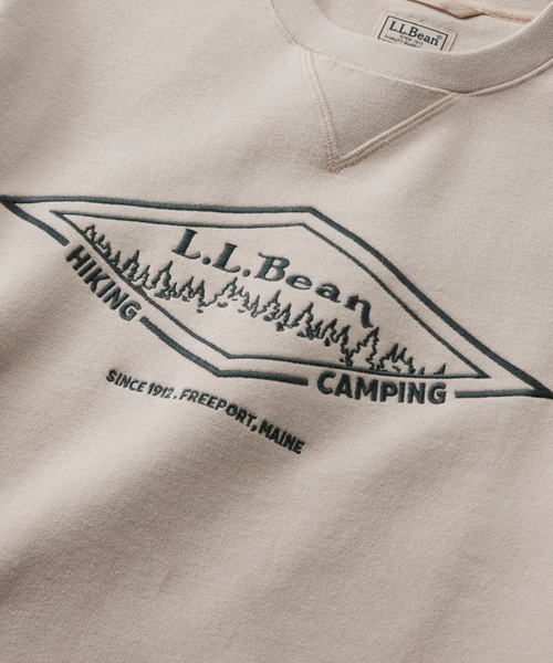 L.L.Bean（エルエルビーン）の「カタディン・アイアン・ワークス・スウェットシャツ、クルーネック　グラフィック 米国フィット・レギュラー（スウェット・メンズ・ブルー系/ホワイト系/タン/ベージュ系・LARGE/MEDIUM/SMALL）」の13枚目の写真