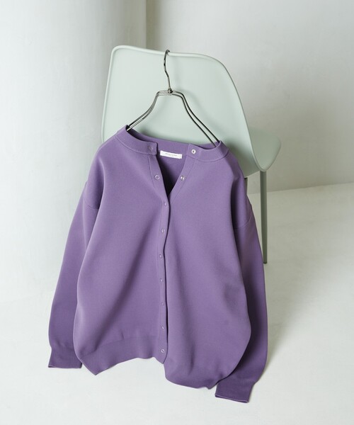 美品꧁ワイズ꧂薄手ニットカーディガン 3 M-L スナップボタン ブラック FREAK'S STORE/スナップボタン ニット カーディガン【限定展開