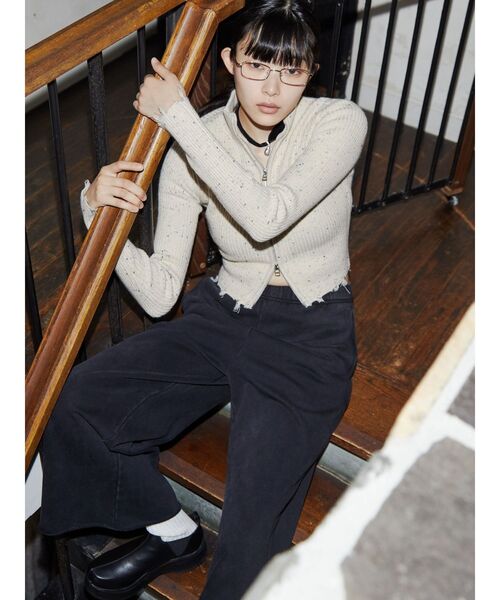 VEQUM（VEQUM）の「【VEQUM】LOOSE SWEAT PT（スウェットパンツ・レディース・ブラック/ブラウン/グレー・FREE）」の12枚目の写真