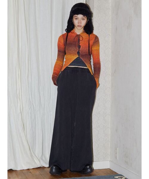 VEQUM（VEQUM）の「【VEQUM】LOOSE SWEAT PT（スウェットパンツ・レディース・ブラック/ブラウン/グレー・FREE）」の13枚目の写真