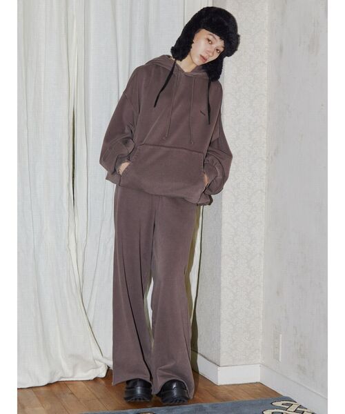 VEQUM（VEQUM）の「【VEQUM】LOOSE SWEAT PT（スウェットパンツ・レディース・ブラック/ブラウン/グレー・FREE）」の16枚目の写真