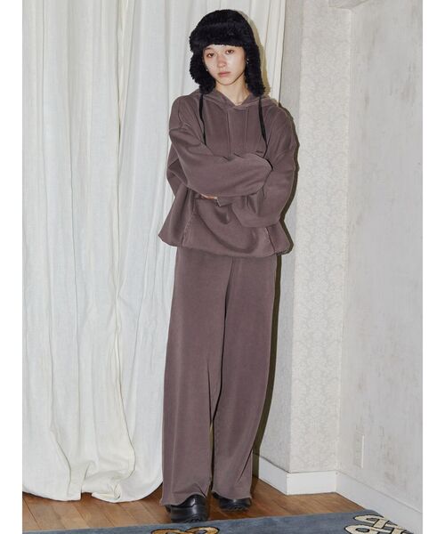 VEQUM（VEQUM）の「【VEQUM】LOOSE SWEAT PT（スウェットパンツ・レディース・ブラック/ブラウン/グレー・FREE）」の17枚目の写真