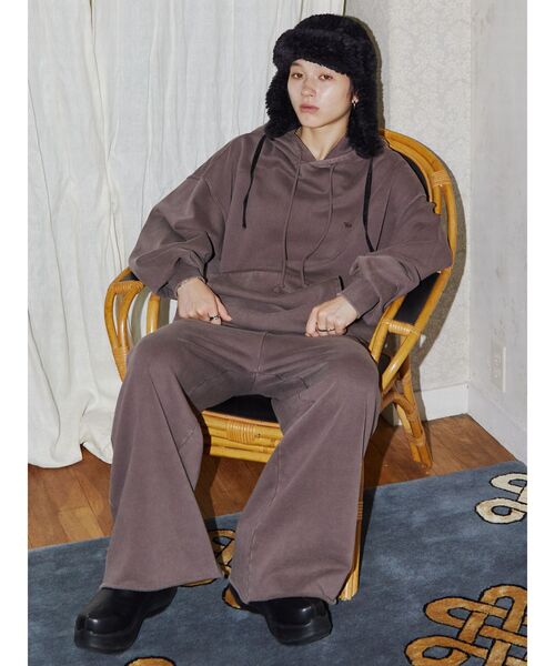 VEQUM（VEQUM）の「【VEQUM】LOOSE SWEAT PT（スウェットパンツ・レディース・ブラック/ブラウン/グレー・FREE）」の19枚目の写真